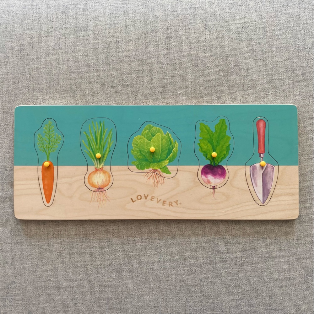 Lovevery Community Garden Wooden Puzzle from The Adventurer - 16m 17m 18m